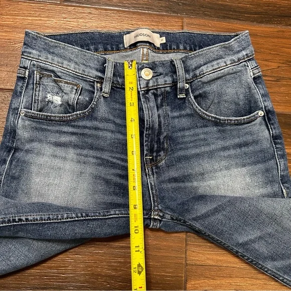 Hudson Men’s Blake Slim Straight Jean 30 Light Medium Wash - Picture 6 of 11